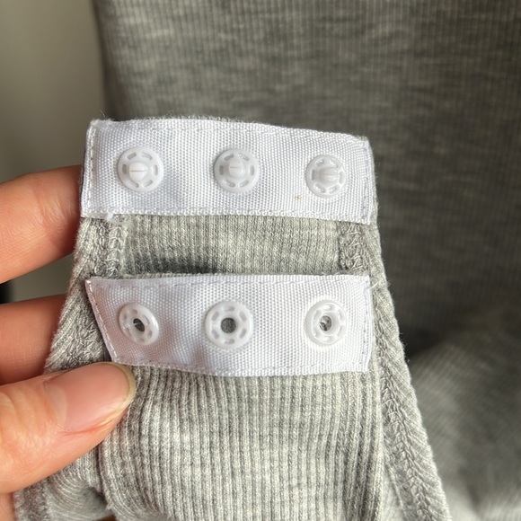 NWOT topshop gray rib bodysuit - Picture 7 of 8